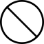Disable Symbol 64x64