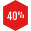 Percentage icon 64x64