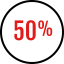 Percentage icon 64x64