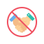 No handshake ícono 64x64
