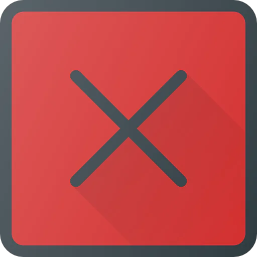X mark icon