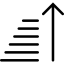 Right Alignment and Up Arrow Symbol 64x64