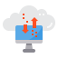 Cloud computing biểu tượng 64x64