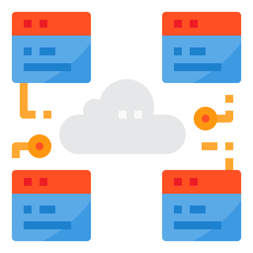 Cloud computing icon