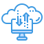 Cloud computing biểu tượng 64x64
