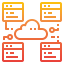 Cloud computing ícono 64x64