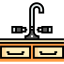 Kitchen tap icon 64x64