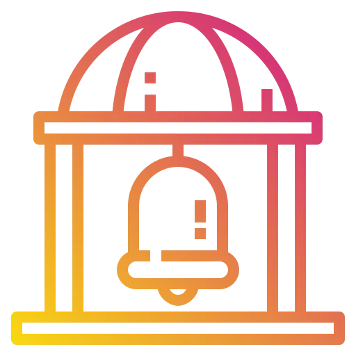 Bell tower icon