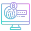 Fingerprint scan icon 64x64