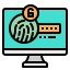 Fingerprint scan icon 64x64