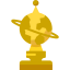 Golden globe icon 64x64