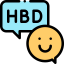 Happy birthday biểu tượng 64x64