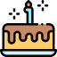 Birthday cake icon 64x64