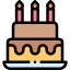Birthday cake icon 64x64