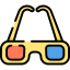 3d glasses icône 64x64