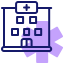 Hospital building icon 64x64