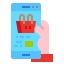 Online shopping icon 64x64