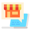 Online shopping icon 64x64