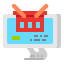 Online shopping icon 64x64