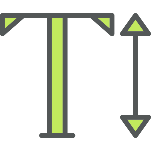 Text height icon