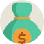 Money bag icon 64x64