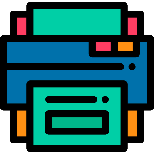 Paper printer icon