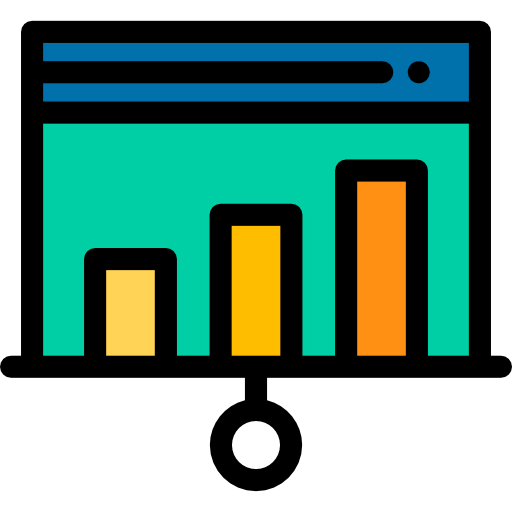 Line chart icon