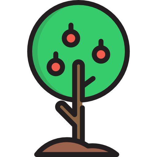 Apple tree icon