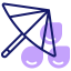Japanese umbrella icon 64x64