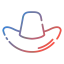 Cowboy hat icône 64x64