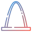 Gateway arch Ikona 64x64