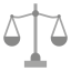 Justice scale icon 64x64