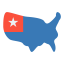 United states icon 64x64