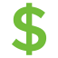 Dollar symbol Ikona 64x64