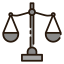Justice scale icon 64x64