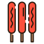 Corn dog icône 64x64