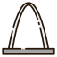 Gateway arch Ikona 64x64