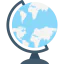 Earth globe icon 64x64