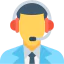 Телемаркетер иконка 64x64