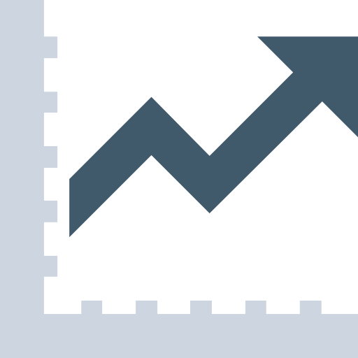 Line chart icon