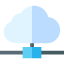 Cloud computing icon 64x64