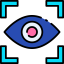Eye scanner icon 64x64