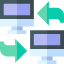 Data transfer icon 64x64