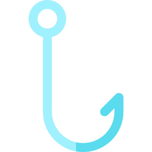 Fish hook icon