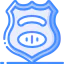 Police badge icon 64x64