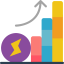 Energy costs icon 64x64