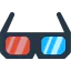 3d glasses icône 64x64