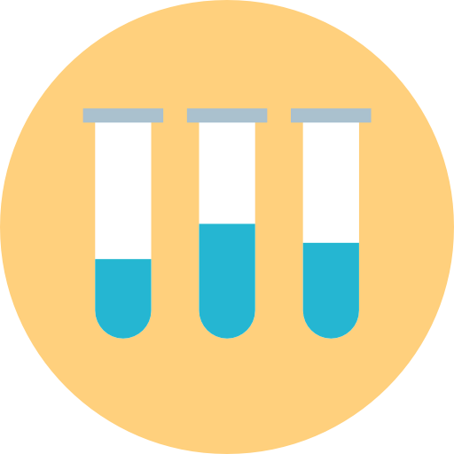 Test tubes icon