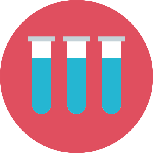 Test tubes icon