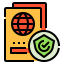 Travel insurance icon 64x64